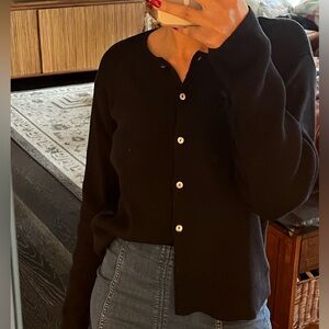 Navy vintage cardigan.